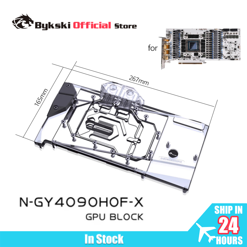 Rtx 4090 Water Block Full Cover - Bykski N-GY4090HOF-X Blok GPU do GALAXY