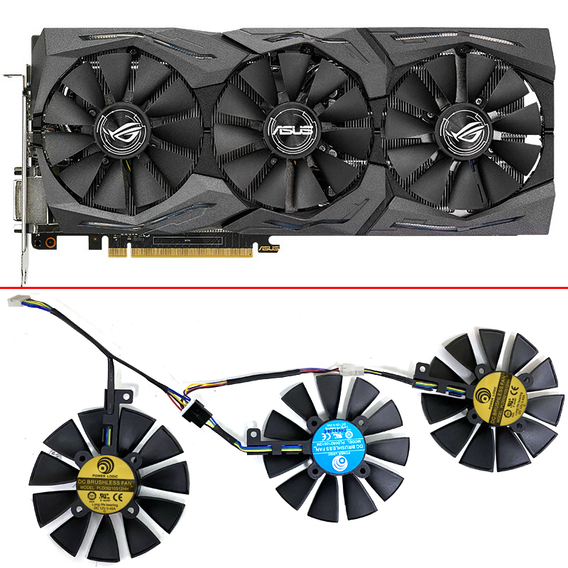 Rtx 3090 24Gb Gddr6X - Wentylator chłodnicy 87 mm PLD09210S12HH do