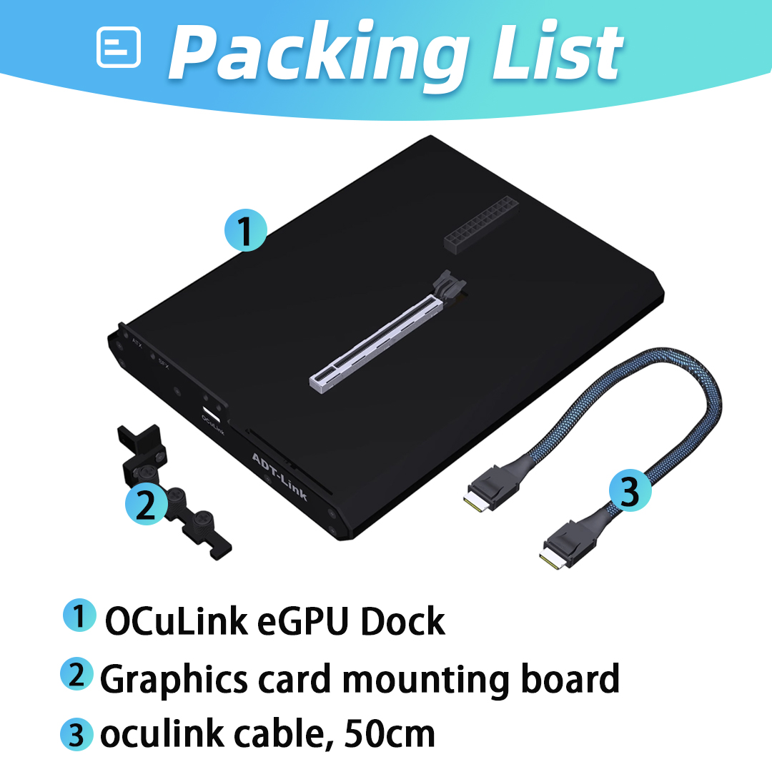 Stacja dokująca OCuLink eGPU P – Oculink Gpu Dock Station recenzja i cena