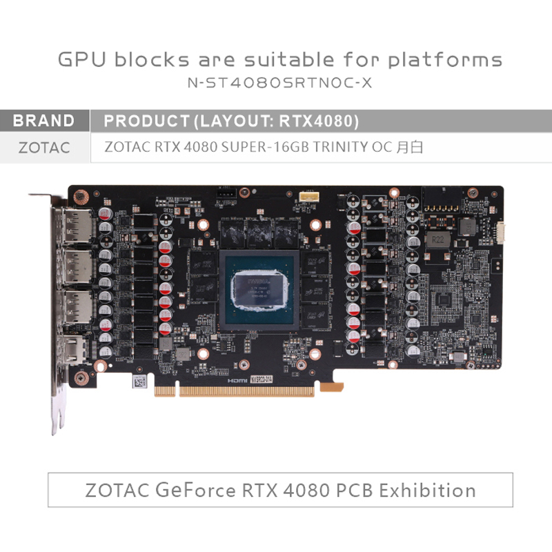 Bykski N-ST4080SRTNOC-X Blok G – Rtx 4080 Water Cooling Block recenzja i cena