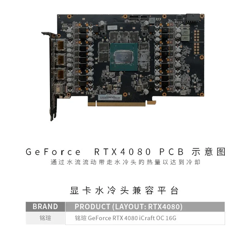 Blok chłodzenia GPU Bykski do  – Rtx 4080 Water Cooling Block recenzja i cena