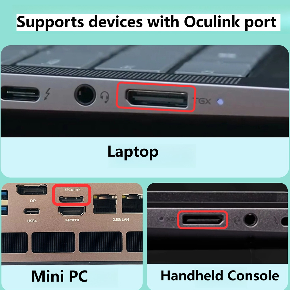 eGPU PCIE 4.0 X4 Oculink / M.2 – Oculink Gpu Dock Station recenzja i cena