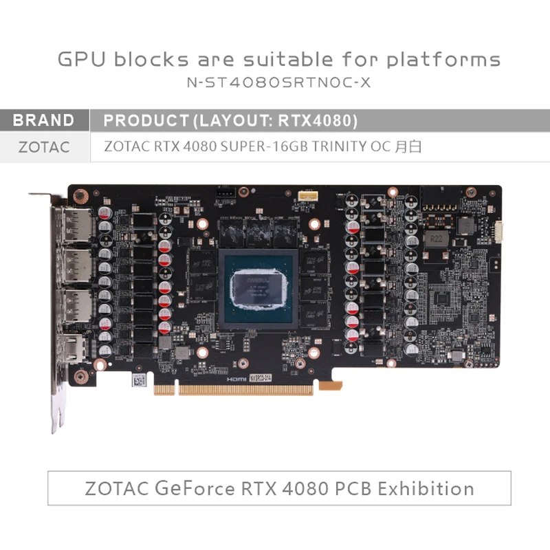 Bykski N-ST4080SRTNOC-X Blok G – Rtx 4080 Water Cooling Block recenzja i cena