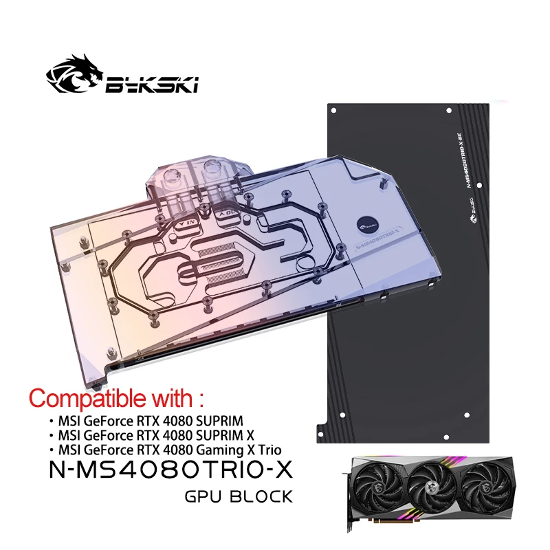Blok GPU Bykski do karty grafi – Rtx 4080 Water Cooling Block recenzja i cena
