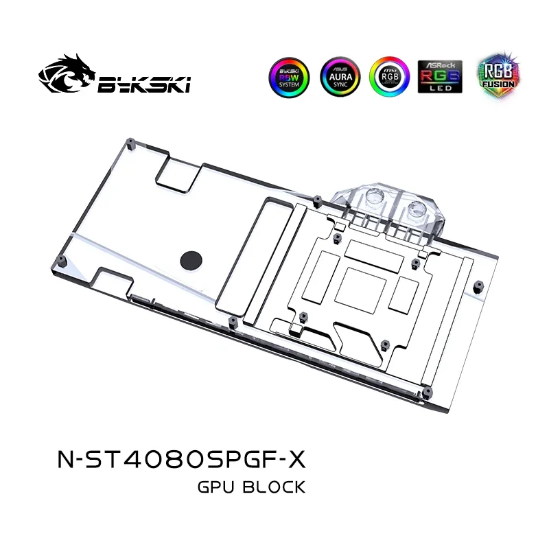 Bykski N-ST4080SPGF-X Blok GPU – Rtx 4080 Water Cooling Block recenzja i cena
